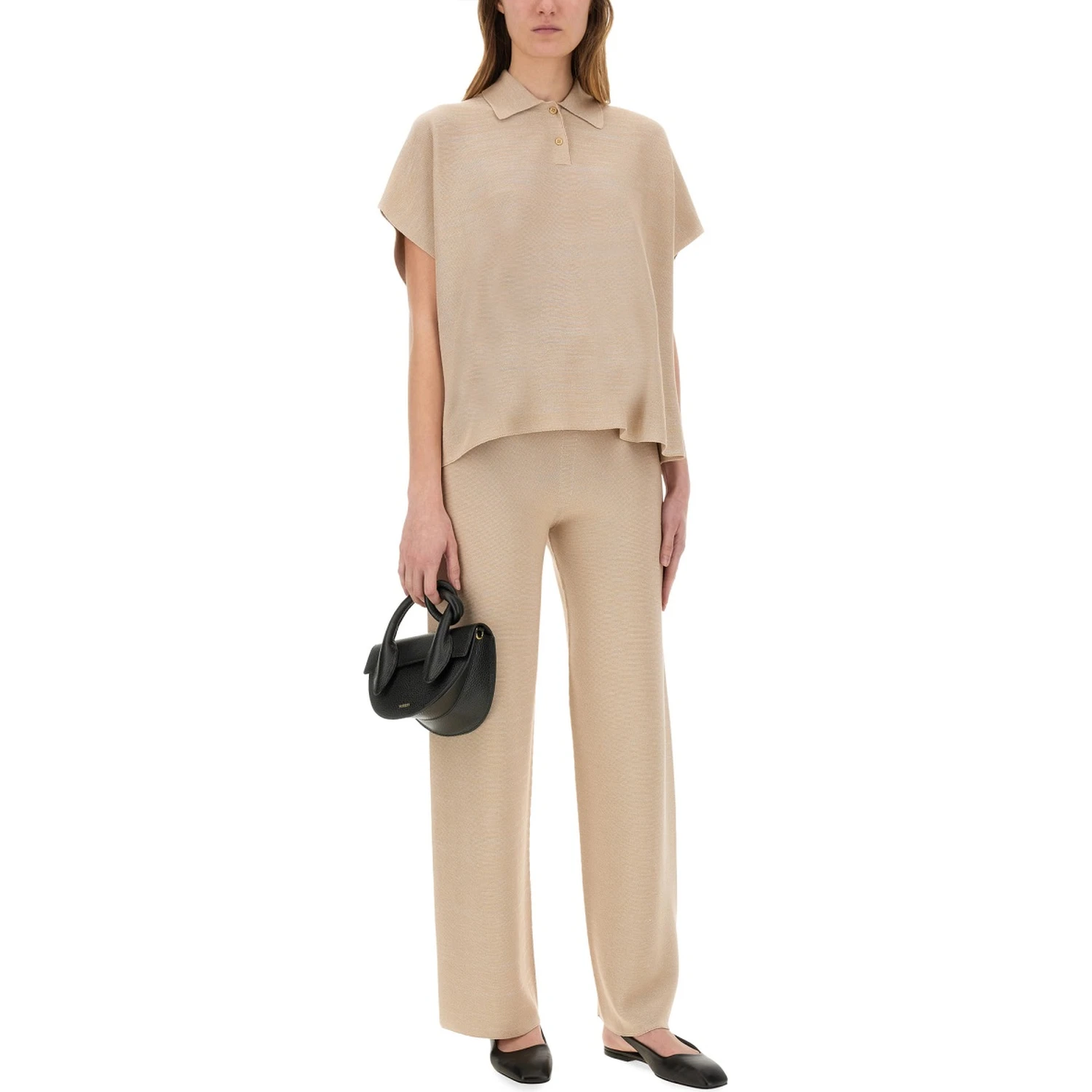 ORGANIC COTTON AND LUREX PANTS
