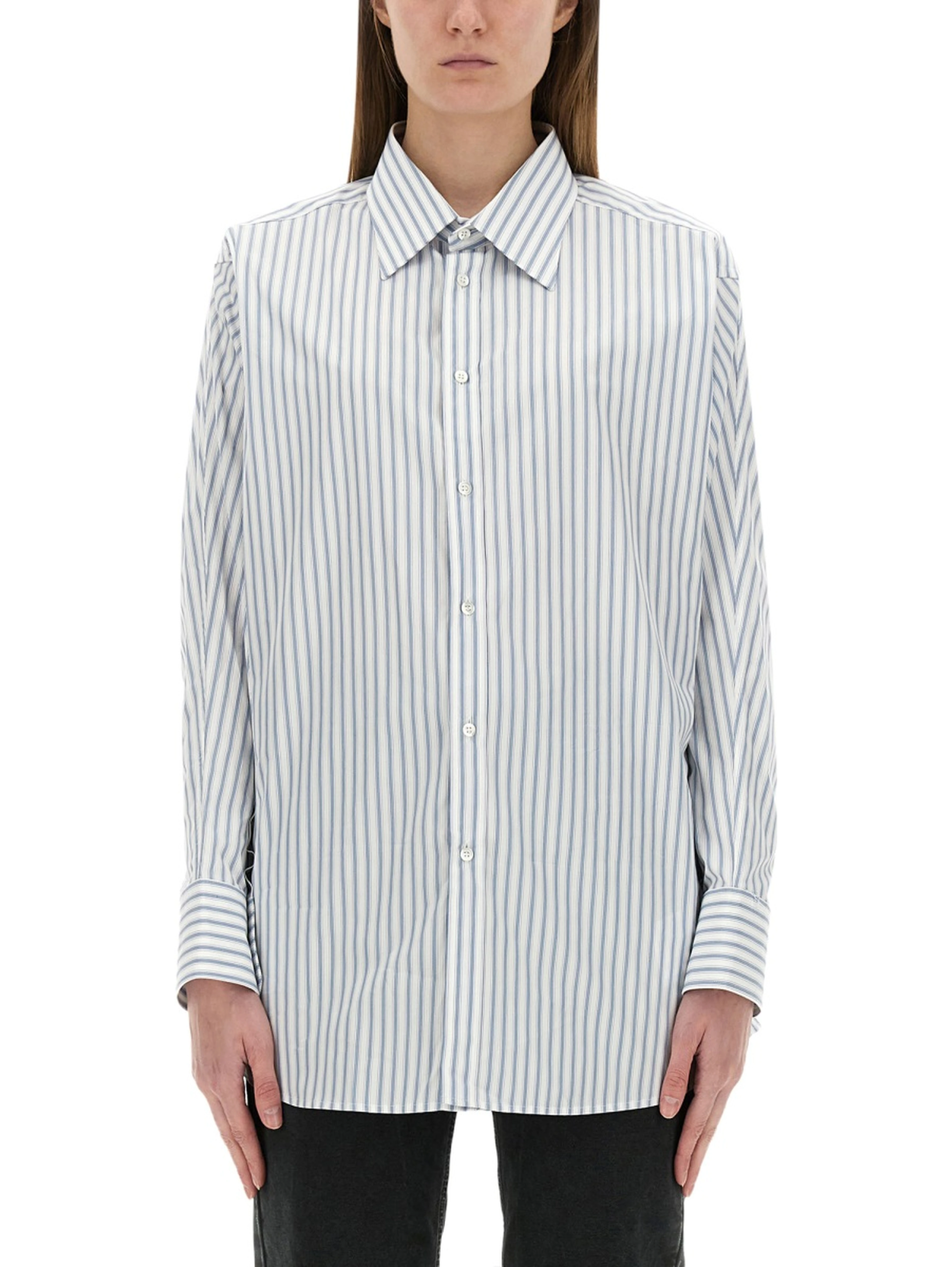 STRIPED COTTON SHIRT