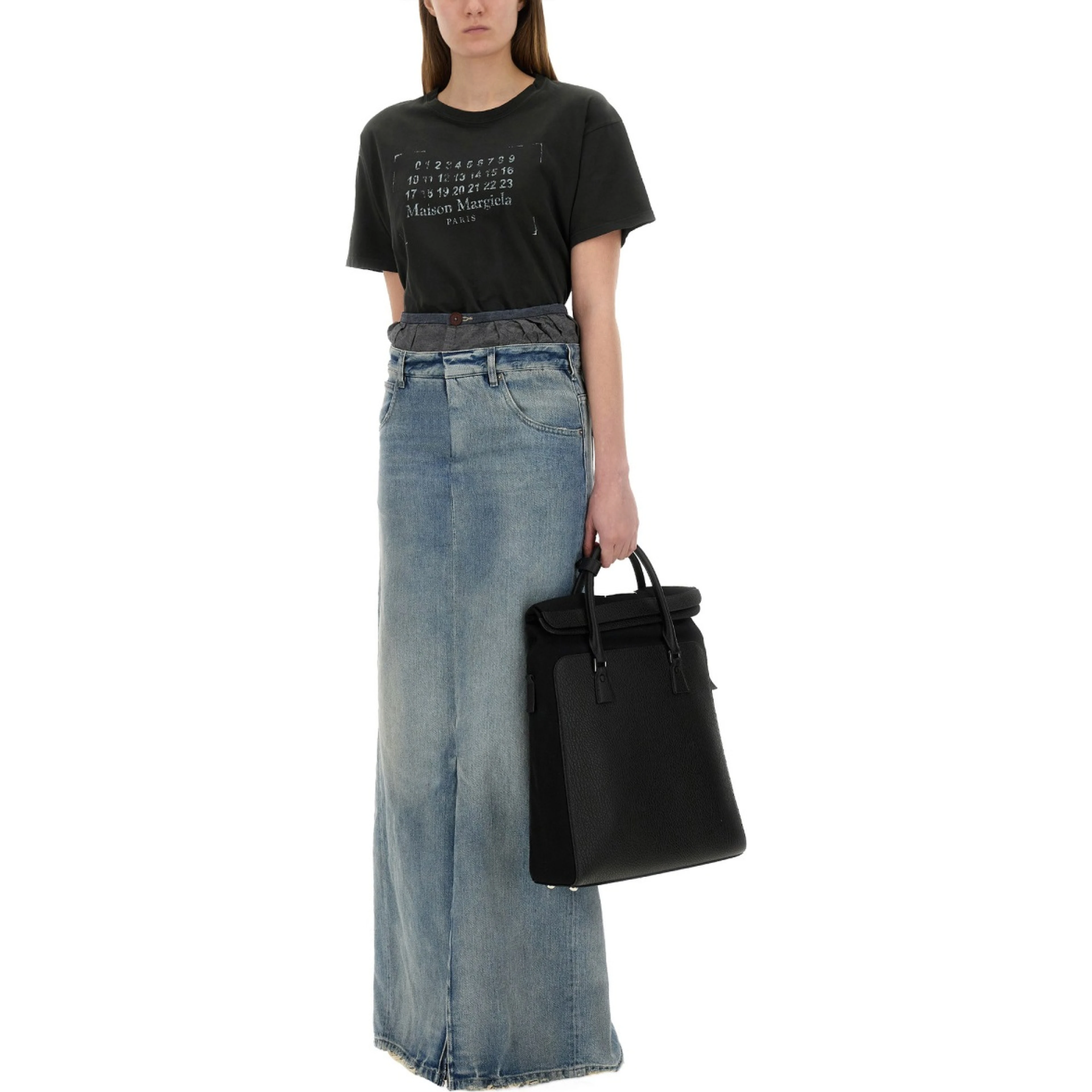 DENIM SKIRT "ANONYMITY OF THE LINING"