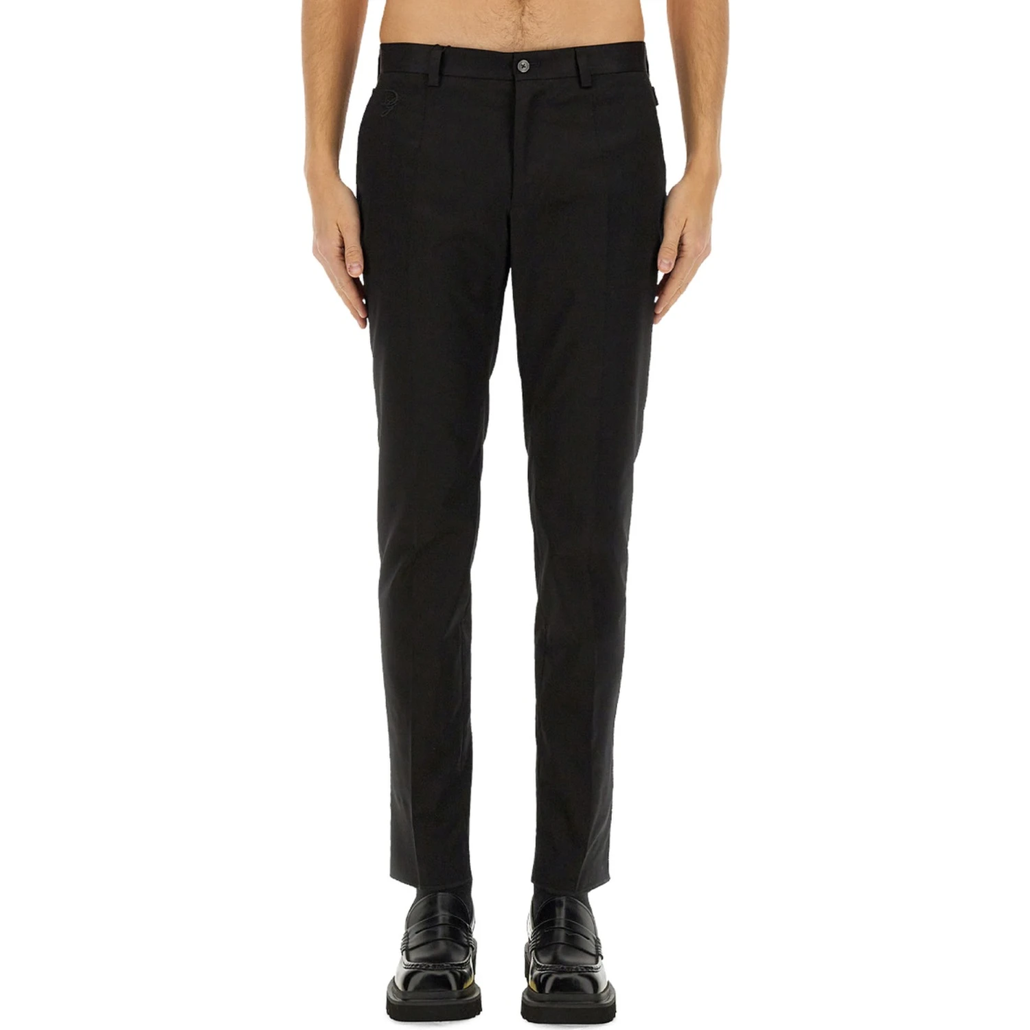 COTTON TAILORED PANTS
