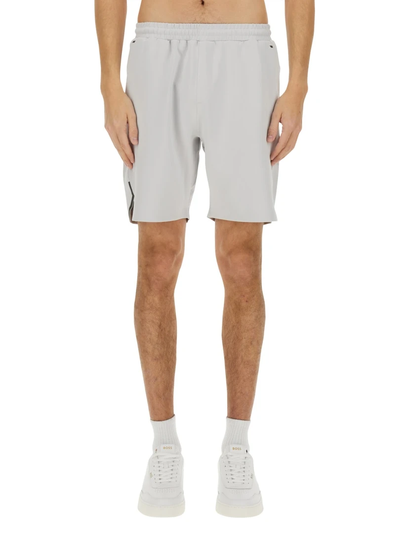 TECHNICAL FABRIC BERMUDA SHORTS