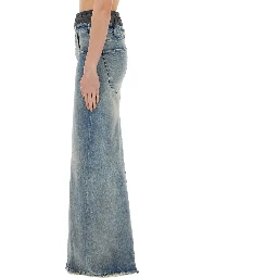 DENIM SKIRT "ANONYMITY OF THE LINING"
