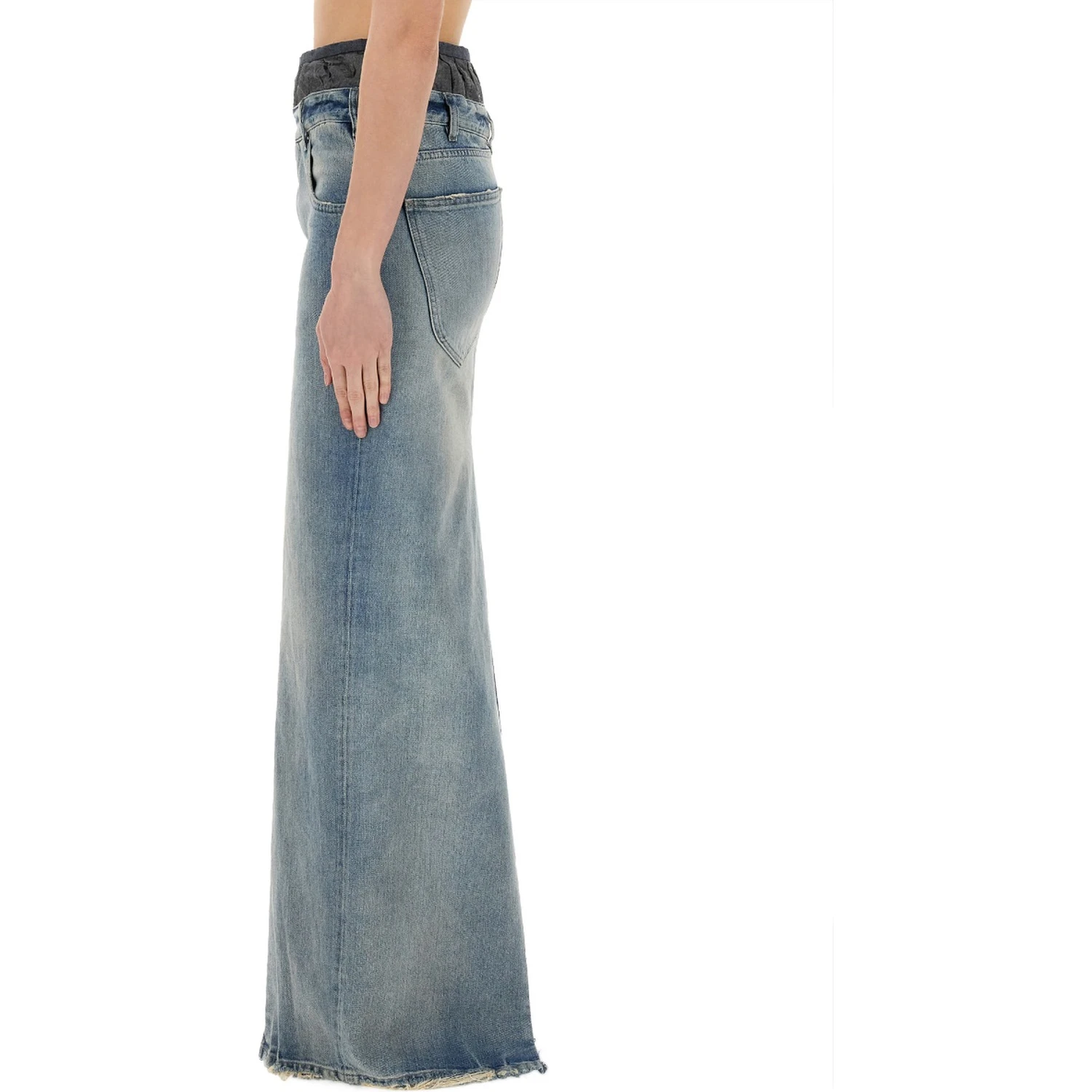 DENIM SKIRT "ANONYMITY OF THE LINING"