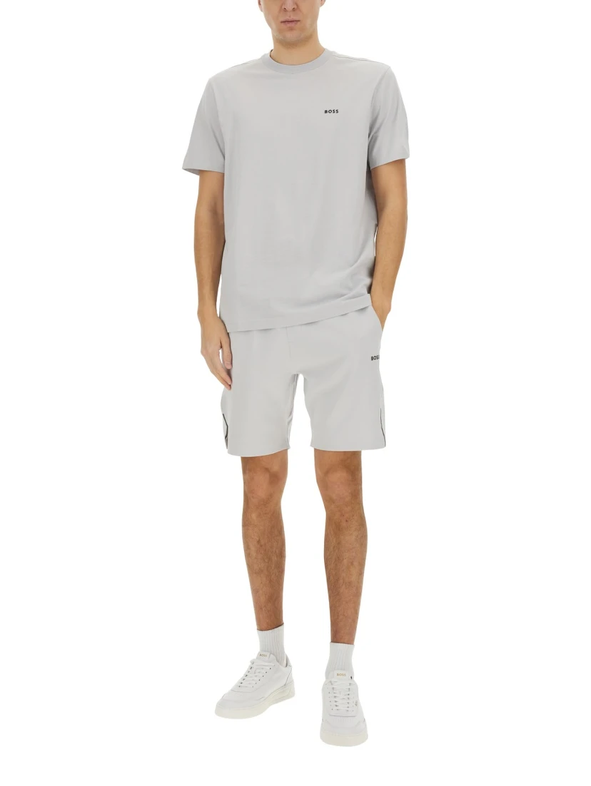 TECHNICAL FABRIC BERMUDA SHORTS