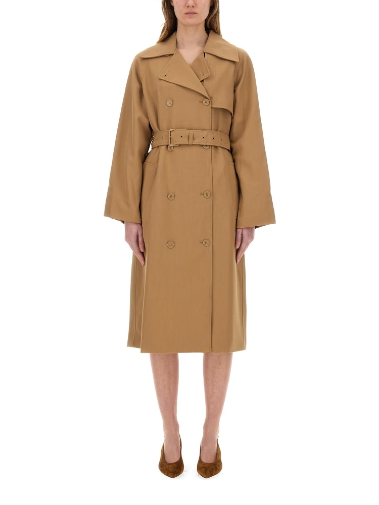 DOUBLE-BREASTED TRENCH COAT