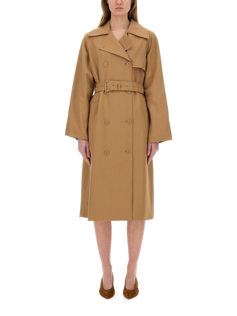 DOUBLE-BREASTED TRENCH COAT