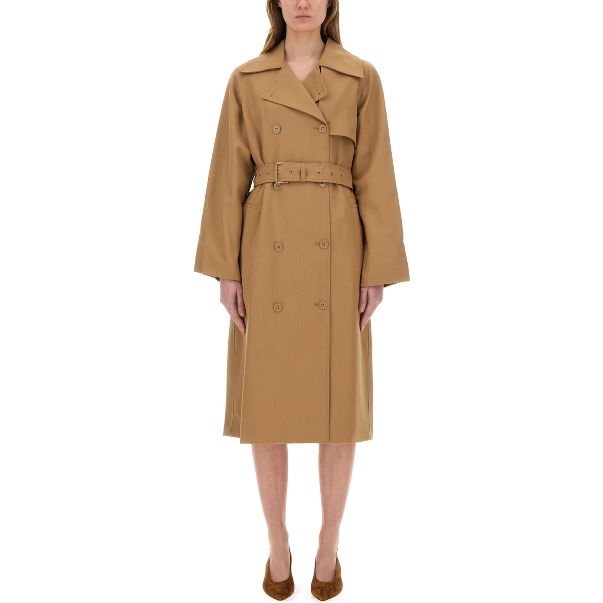 DOUBLE-BREASTED TRENCH COAT