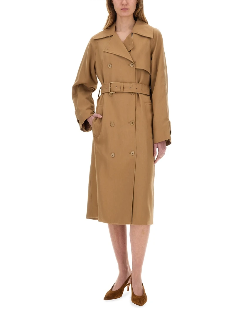 DOUBLE-BREASTED TRENCH COAT