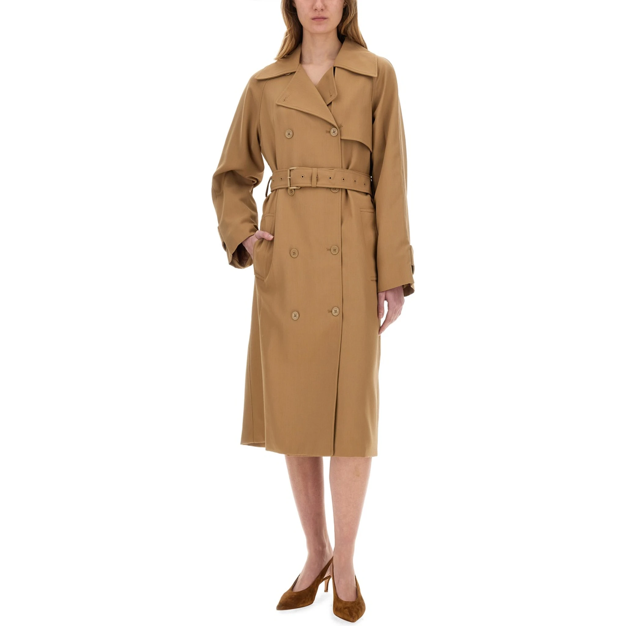 DOUBLE-BREASTED TRENCH COAT