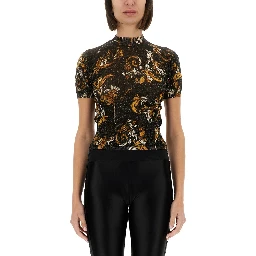 "OUTLINE BAROQUE" KNITTED T-SHIRT