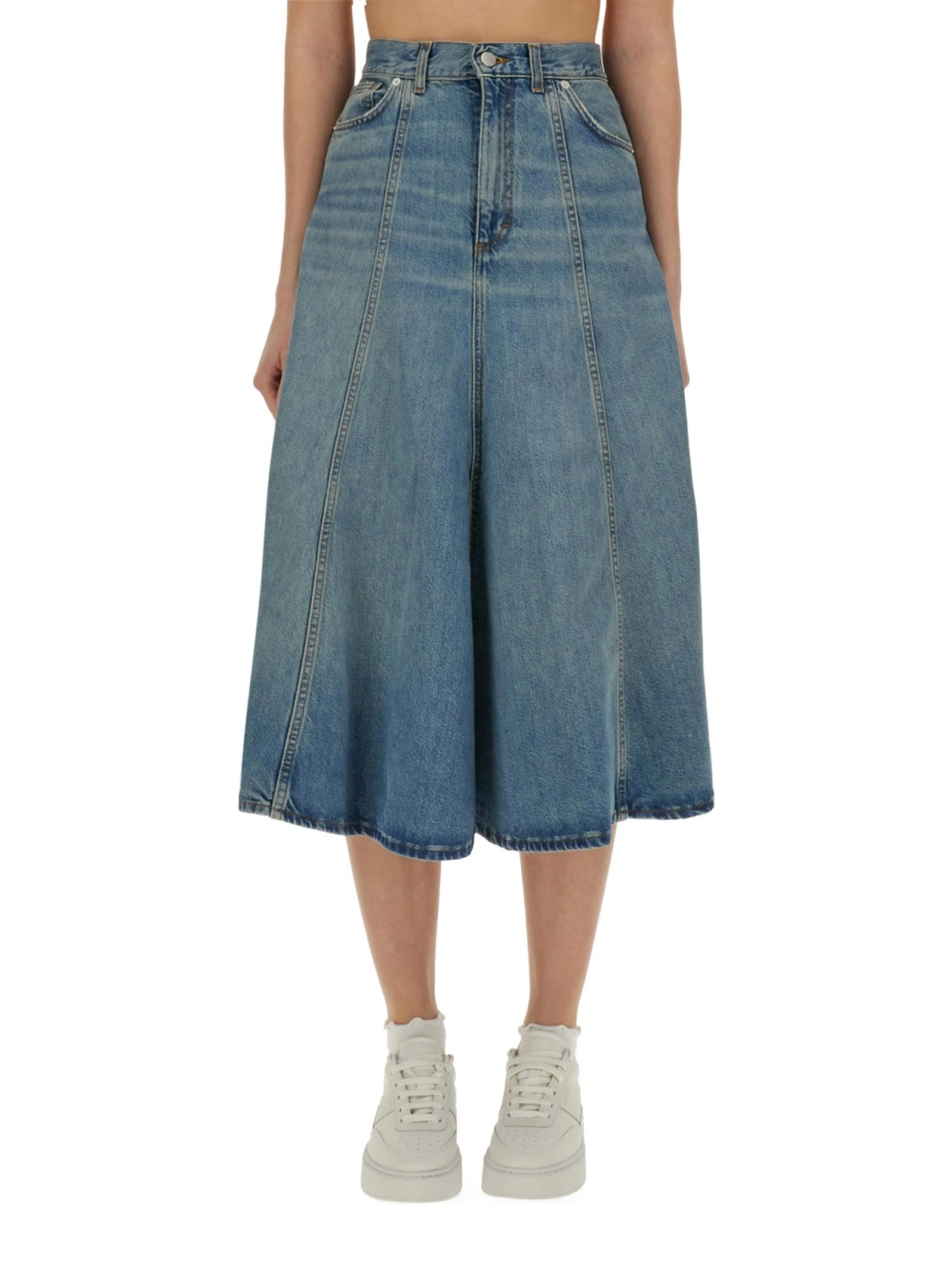 "SERENITY" MIDI SKIRT