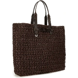WOVEN MESH SHOPPING BAG