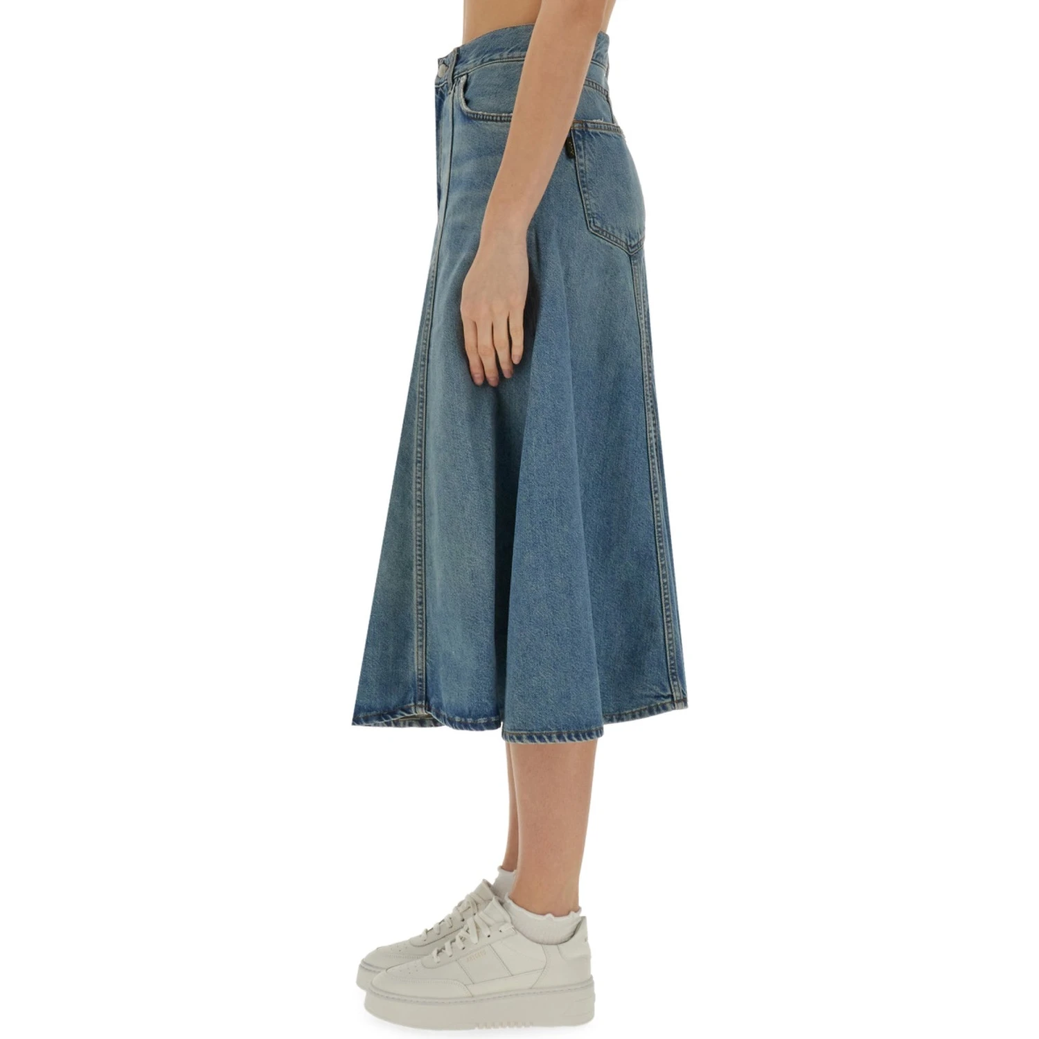 "SERENITY" MIDI SKIRT