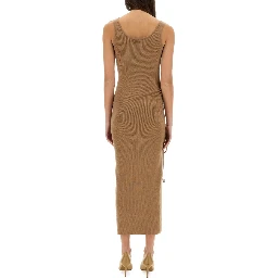 STRETCH WOOL BLEND CAMISOLE DRESS