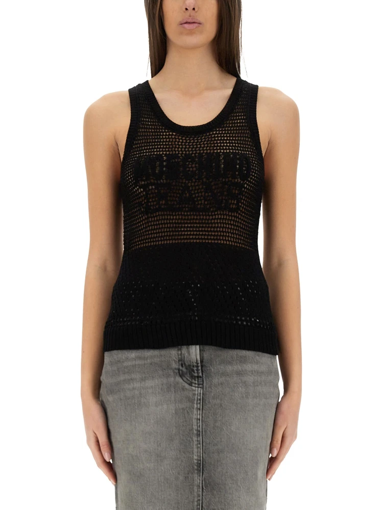 MESH TOP WITH LOGO