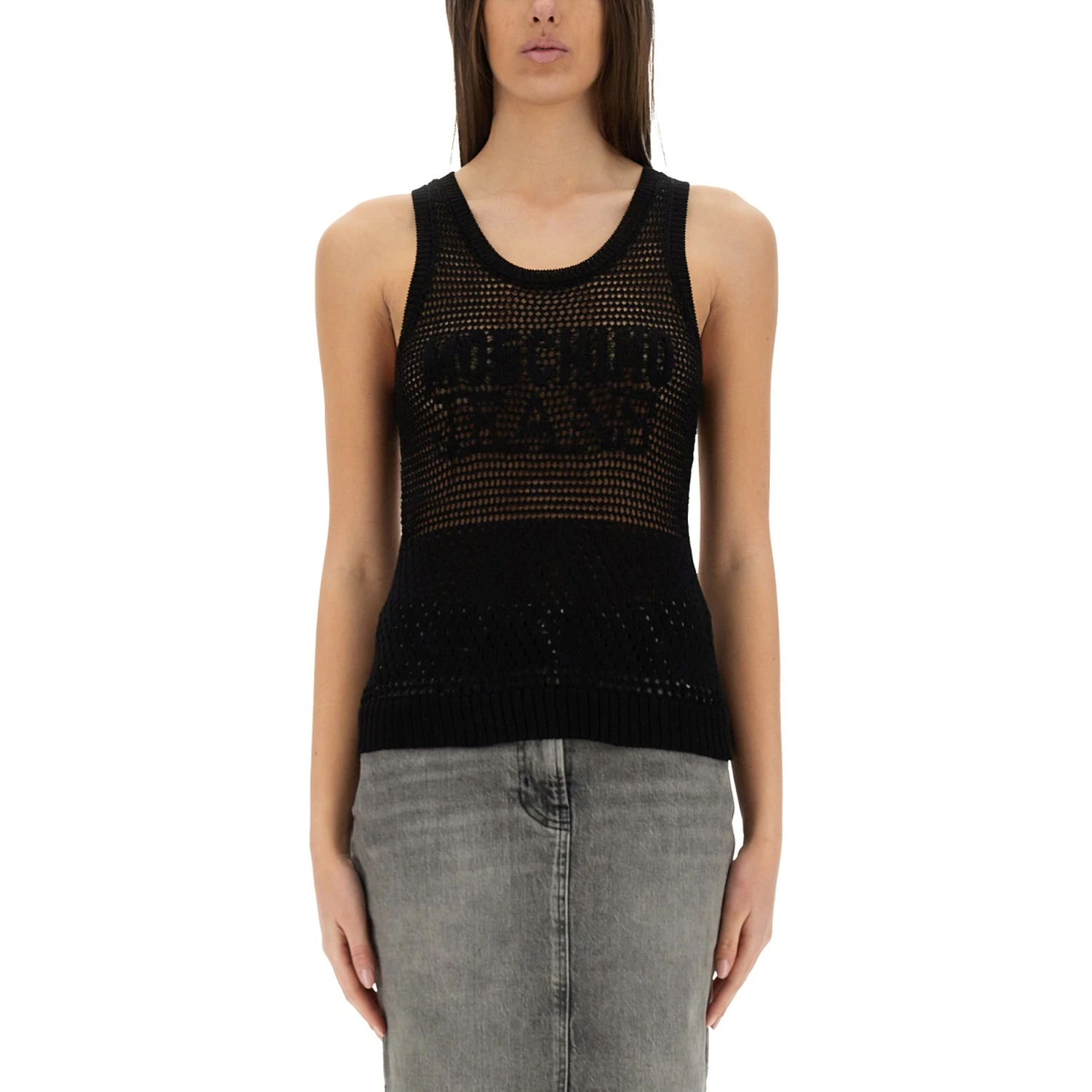 MESH TOP WITH LOGO