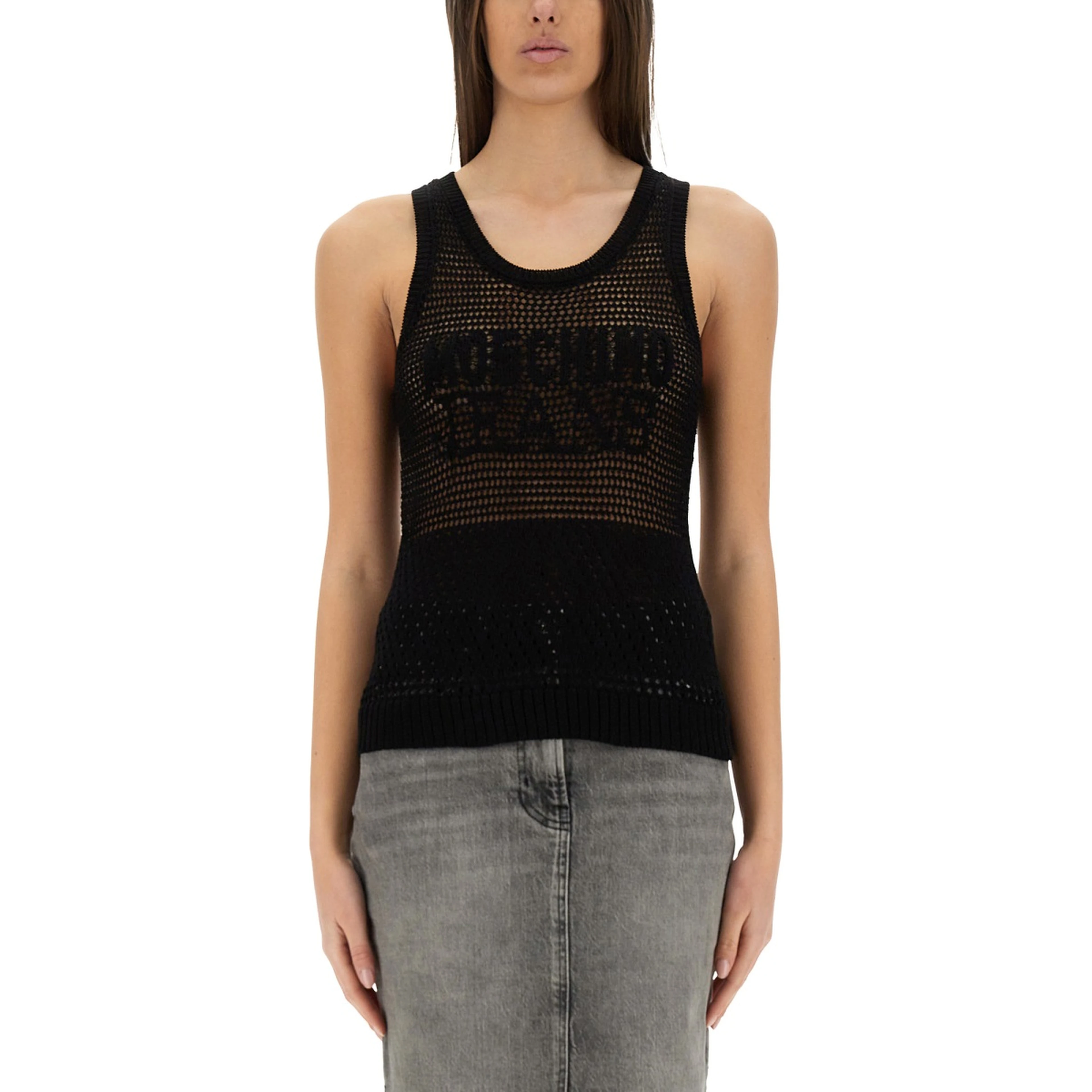 MESH TOP WITH LOGO
