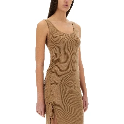 STRETCH WOOL BLEND CAMISOLE DRESS