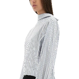 INVERTED STRIPED DRESS-SHIRT