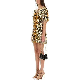 "SPARKLE DISCS" MINI DRESS