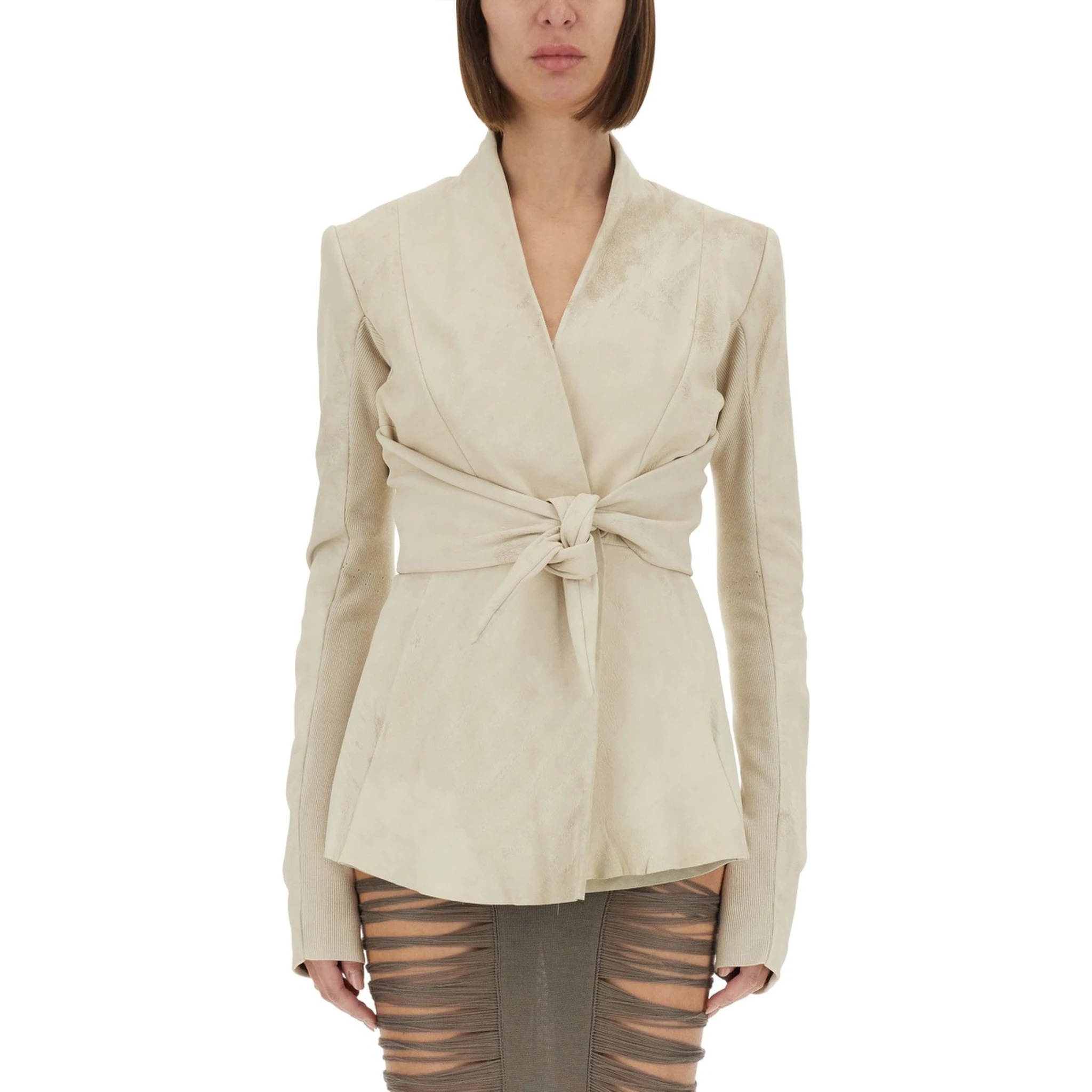 STRUCTURED LEATHER JACKET