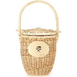 WICKER BUCKET BAG