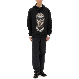 LEOPARD MASK PRINT SWEATSHIRT