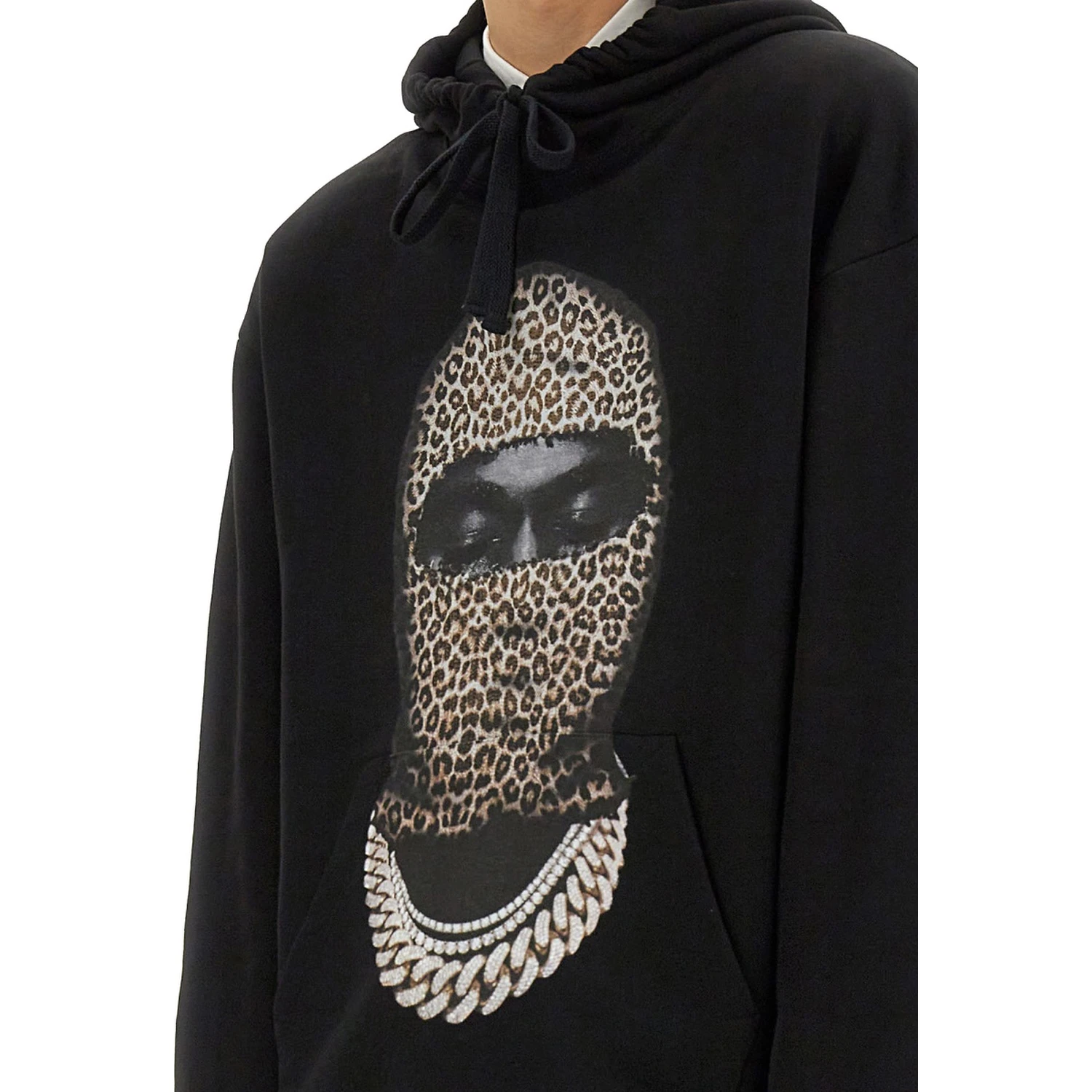 LEOPARD MASK PRINT SWEATSHIRT