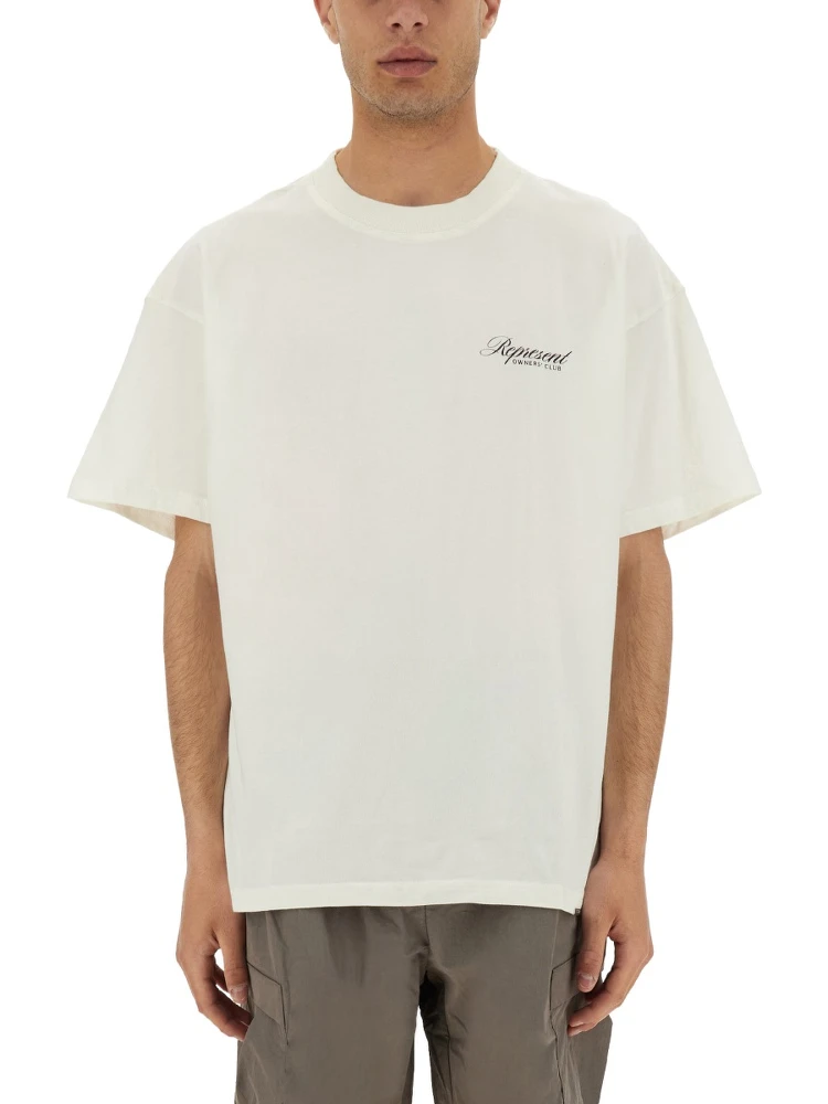 "REPRESENT OWNERS CLUB SCRIPT" T-SHIRT