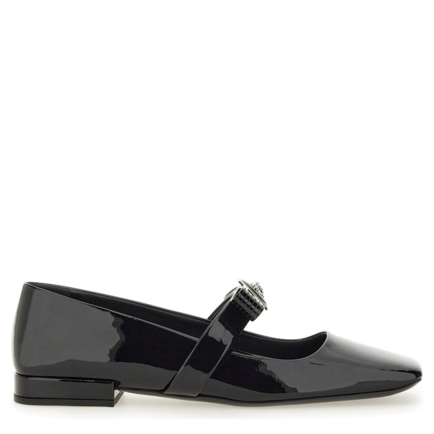 PATENT LEATHER BALLERINA "GIANNI RIBBON"