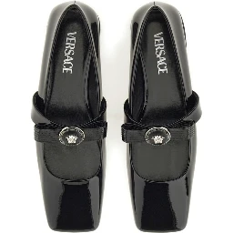 PATENT LEATHER BALLERINA "GIANNI RIBBON"