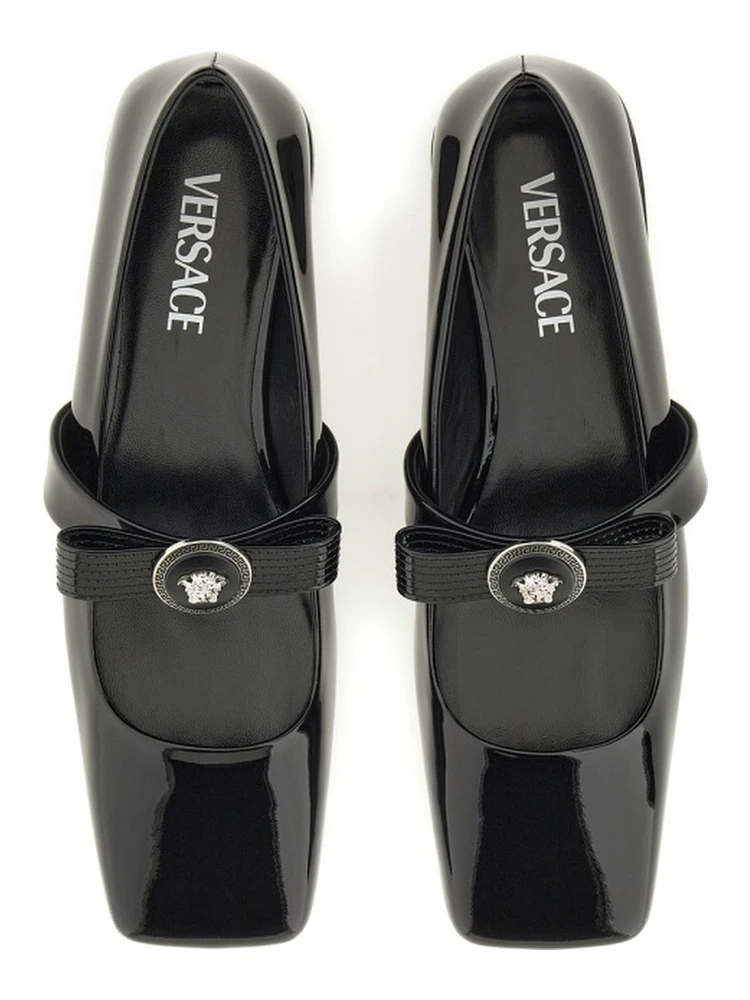 PATENT LEATHER BALLERINA "GIANNI RIBBON" alternative