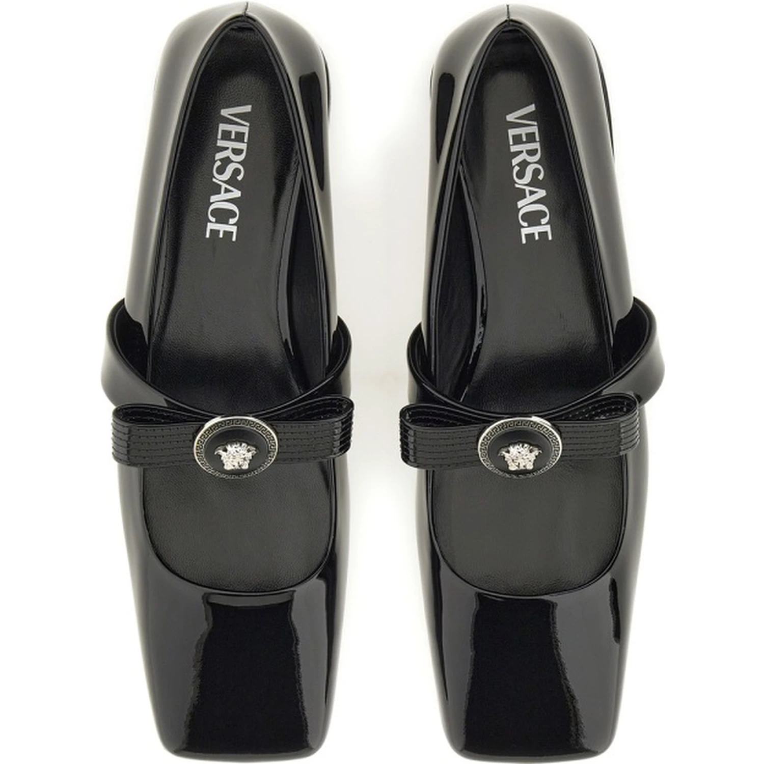 PATENT LEATHER BALLERINA "GIANNI RIBBON"
