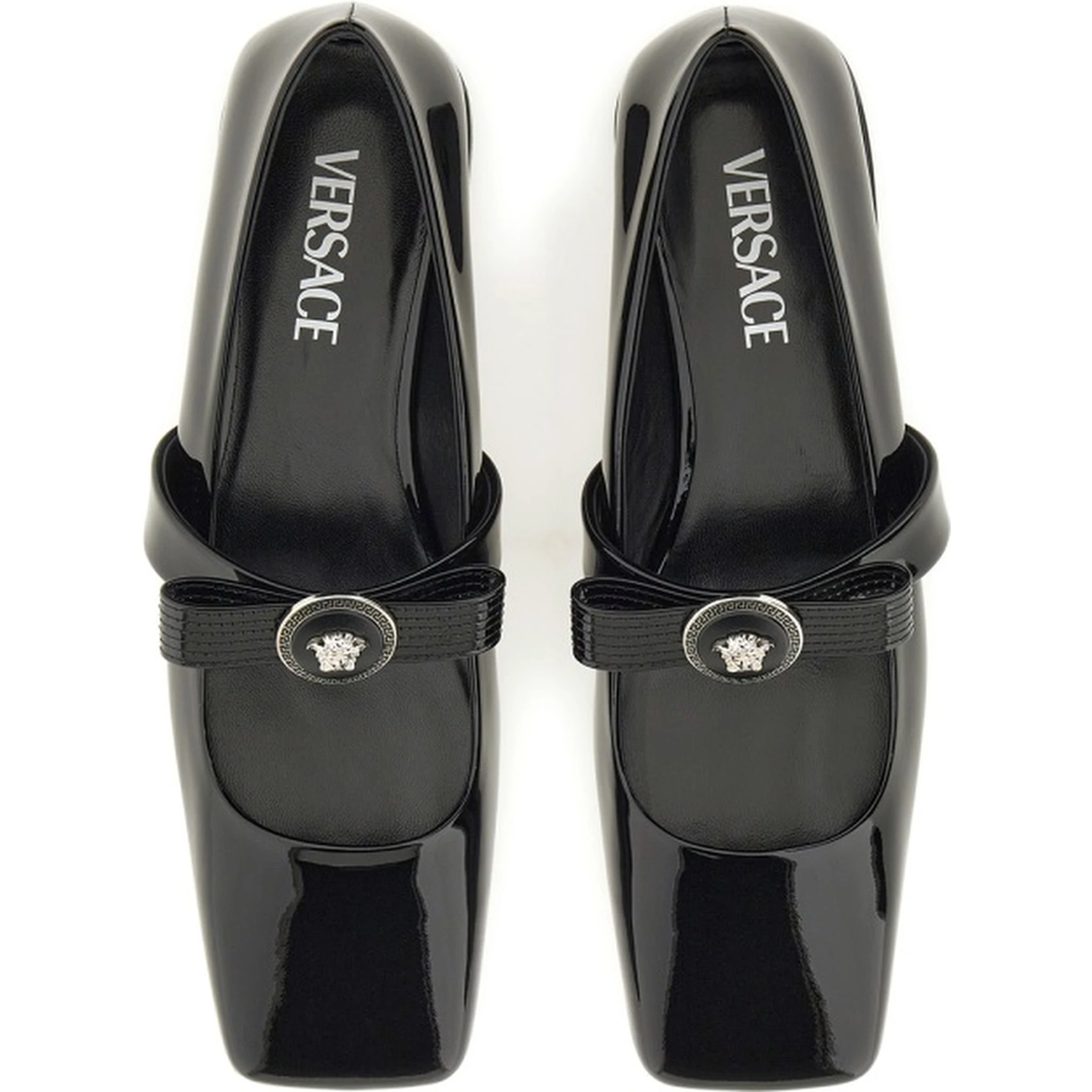 PATENT LEATHER BALLERINA "GIANNI RIBBON"