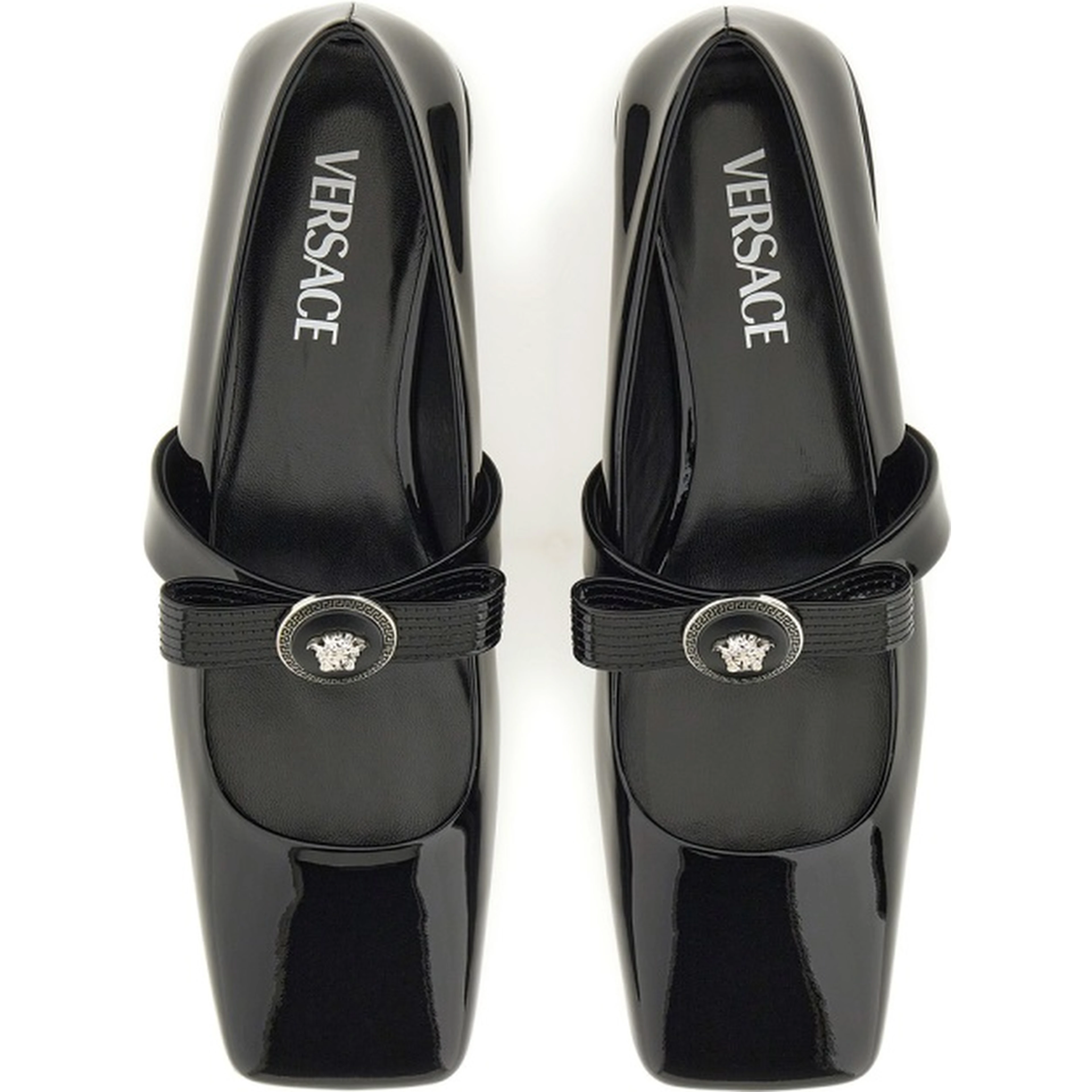 PATENT LEATHER BALLERINA "GIANNI RIBBON"