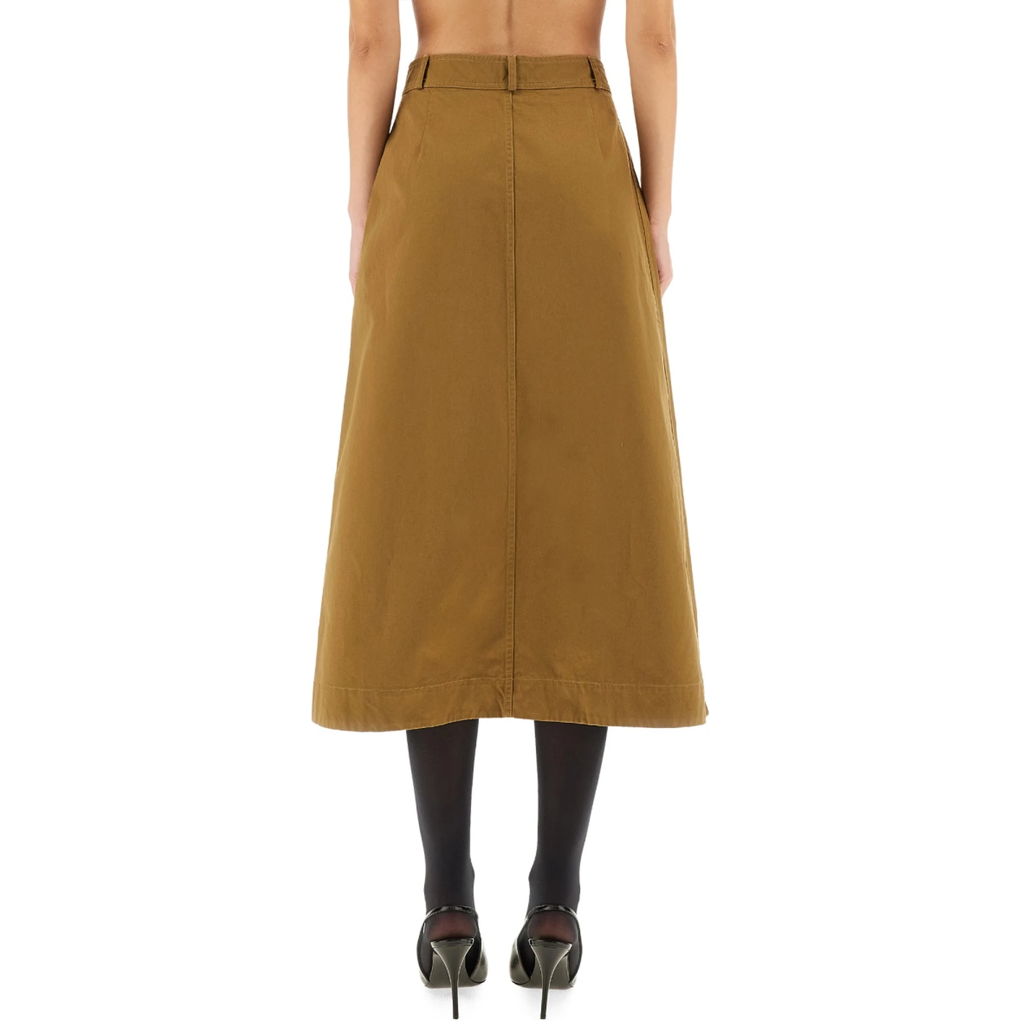 MIDI SKIRT WITH BUTTONS