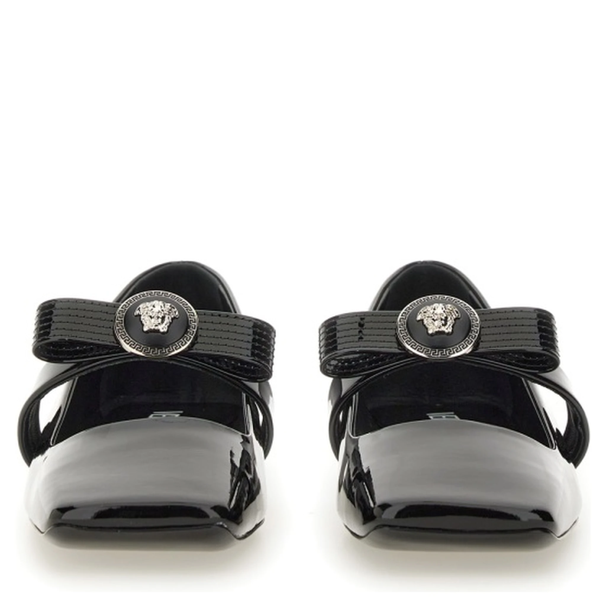PATENT LEATHER BALLERINA "GIANNI RIBBON"