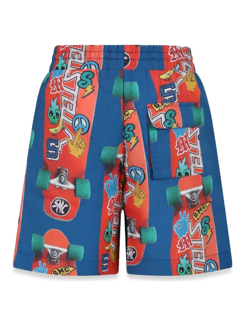 FABRIC BERMUDA SHORTS