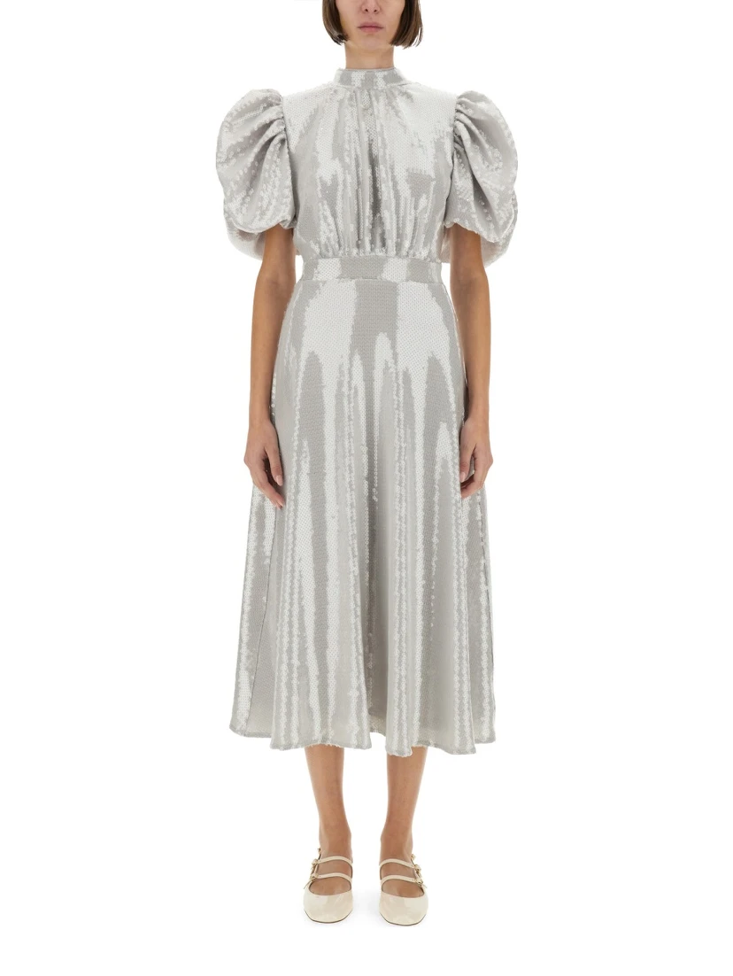 MIDI DRESS WITH SEQUINS