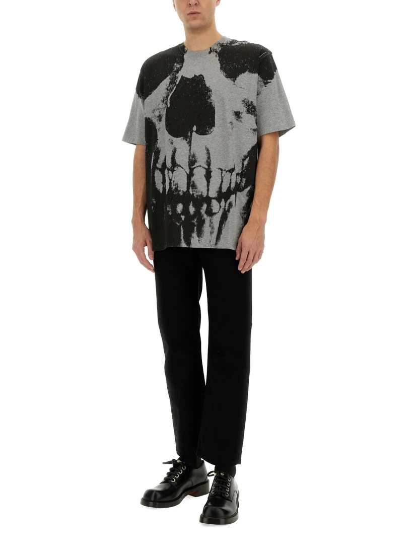 SKULL PRINT T-SHIRT