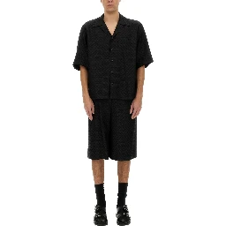 SKULL JACQUARD PATTERN SHORTS