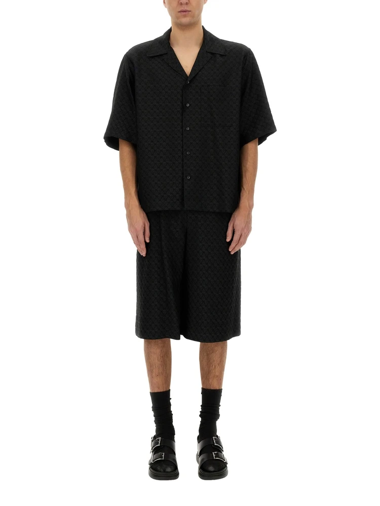SKULL JACQUARD PATTERN SHORTS alternative