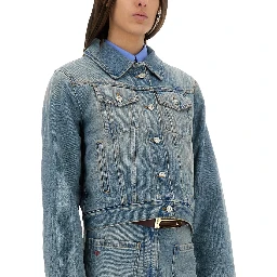 PADDED DENIM JACKET