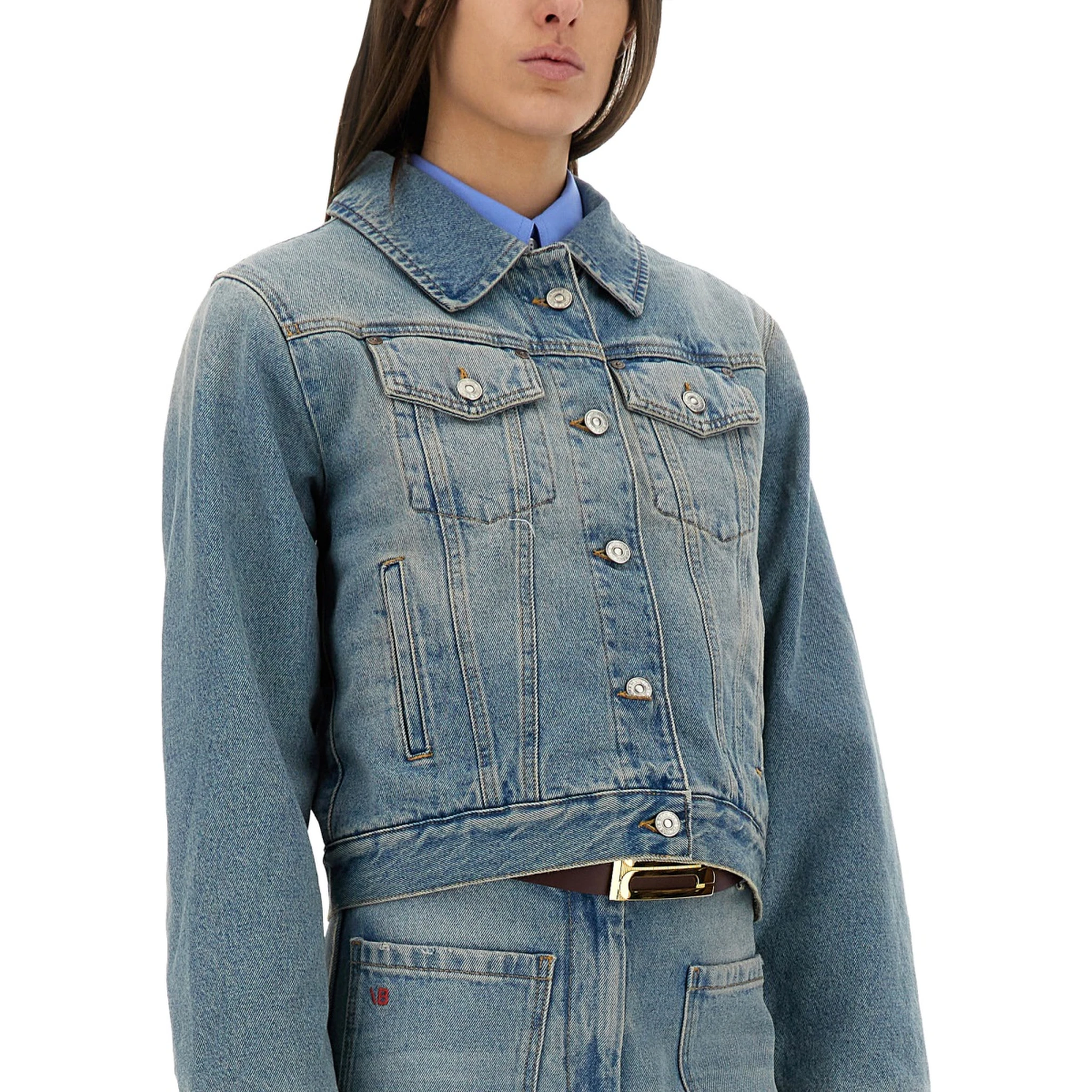 PADDED DENIM JACKET