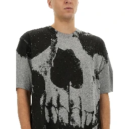 SKULL PRINT T-SHIRT