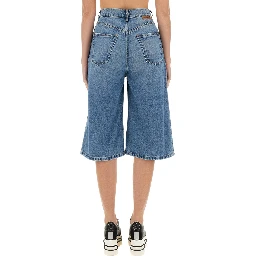 DENIM BERMUDA SHORTS