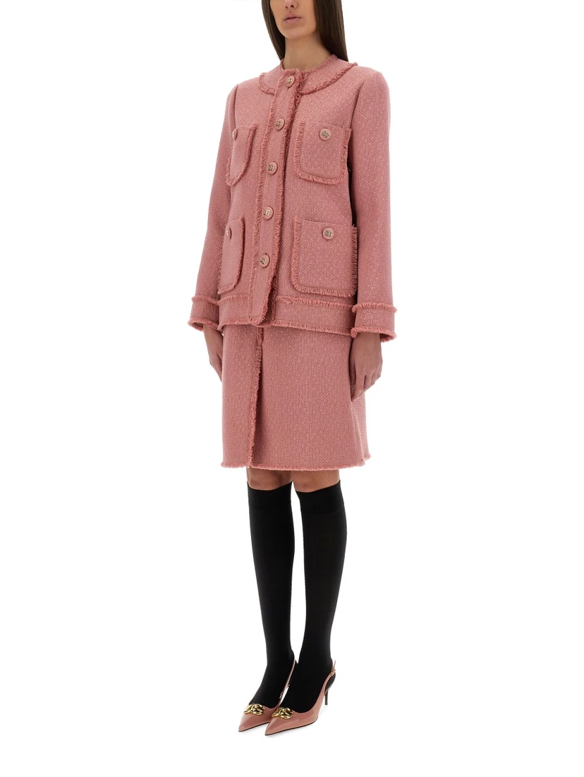 تنورة ميدي من التويد "رايتشل"