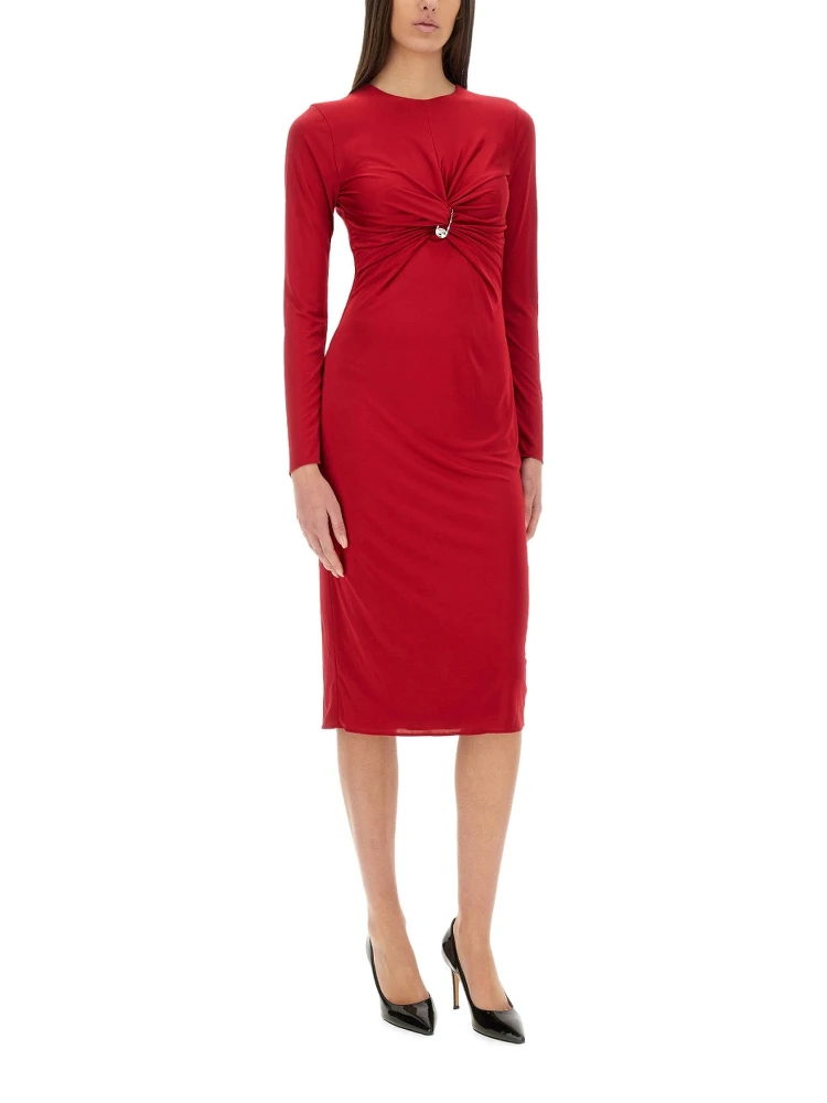 "SAFETY PIN" MIDI DRESS alternative