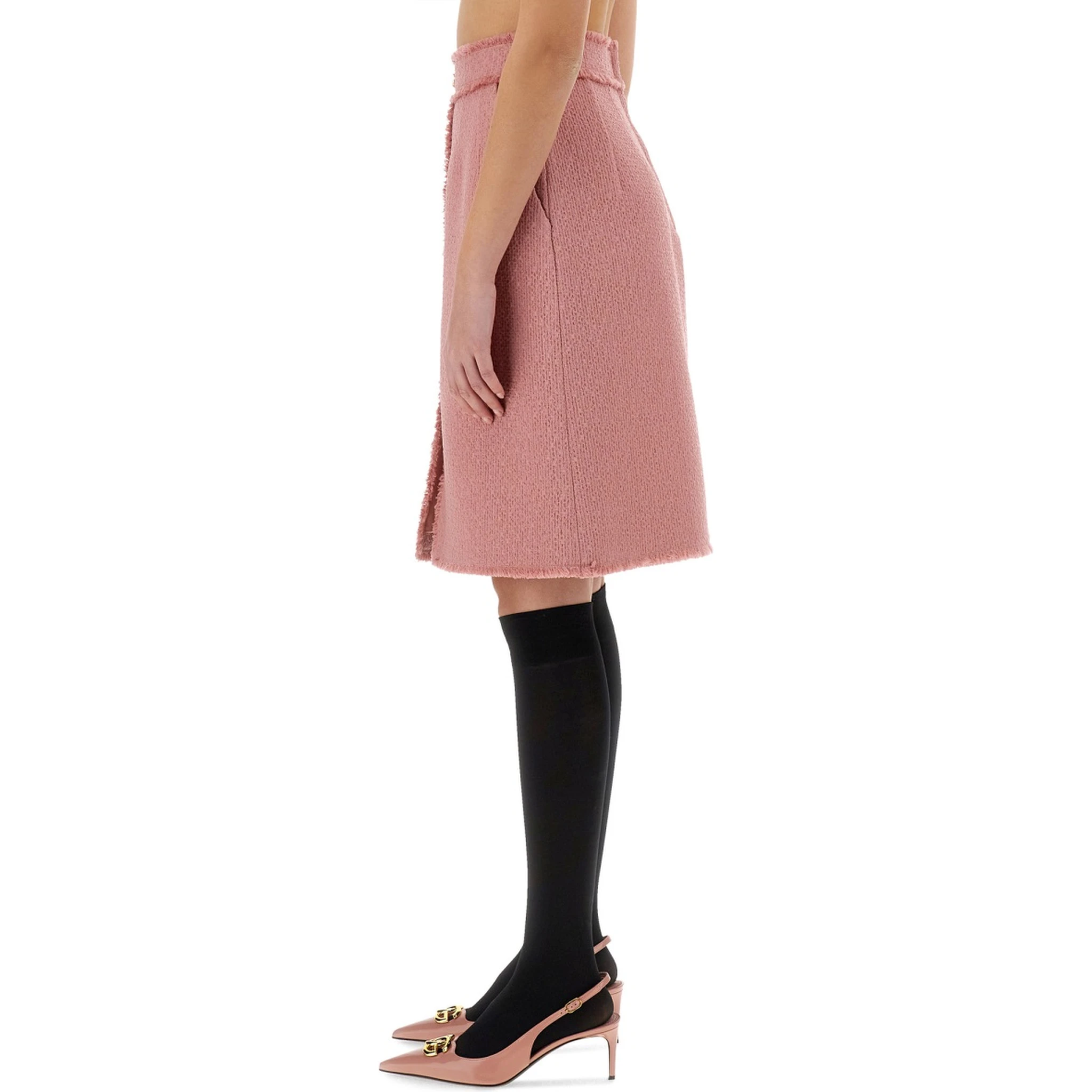 تنورة ميدي من التويد "رايتشل"