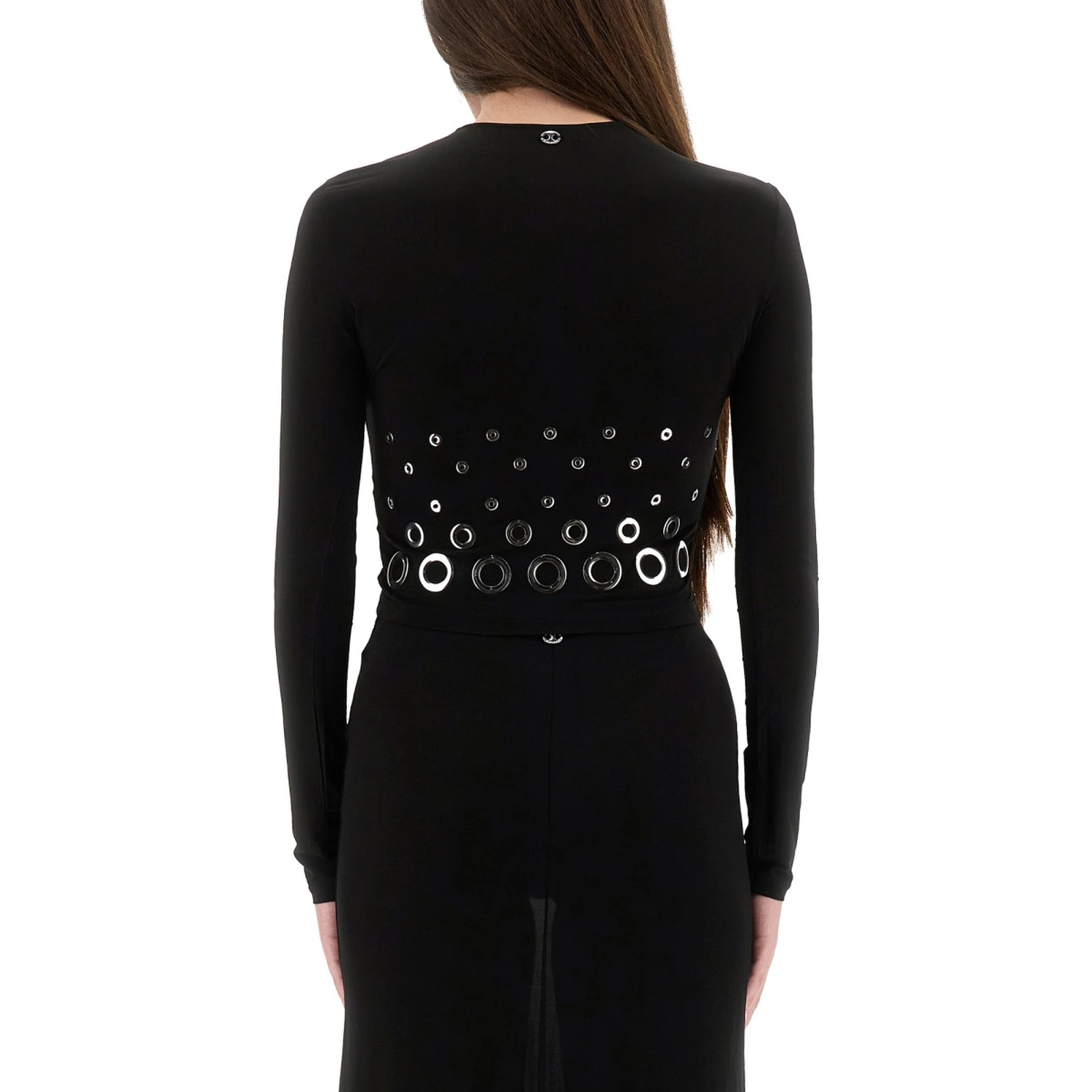 CROPPED TOP WITH EYELETS